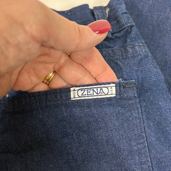 Vintage Zena Classic Blue Jeans High Waisted Mom Jeans pleated front Women’s 8 - Picture 7 of 11